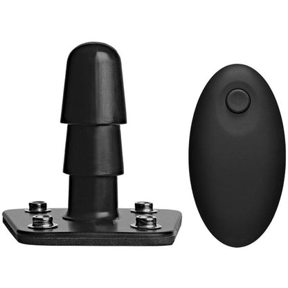 Vac-U-Lock - Vibrating Plug With Snaps & Wireless Remote - Black - Love It Wet