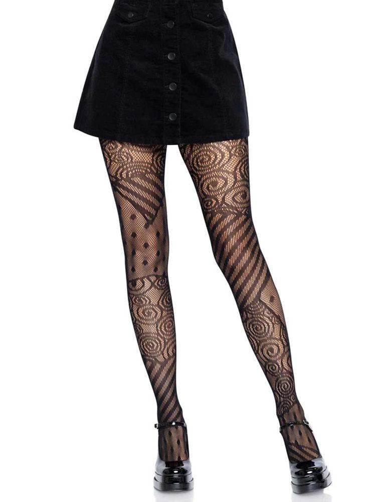 Doll Net Tights - One Size - Black - Love It Wet