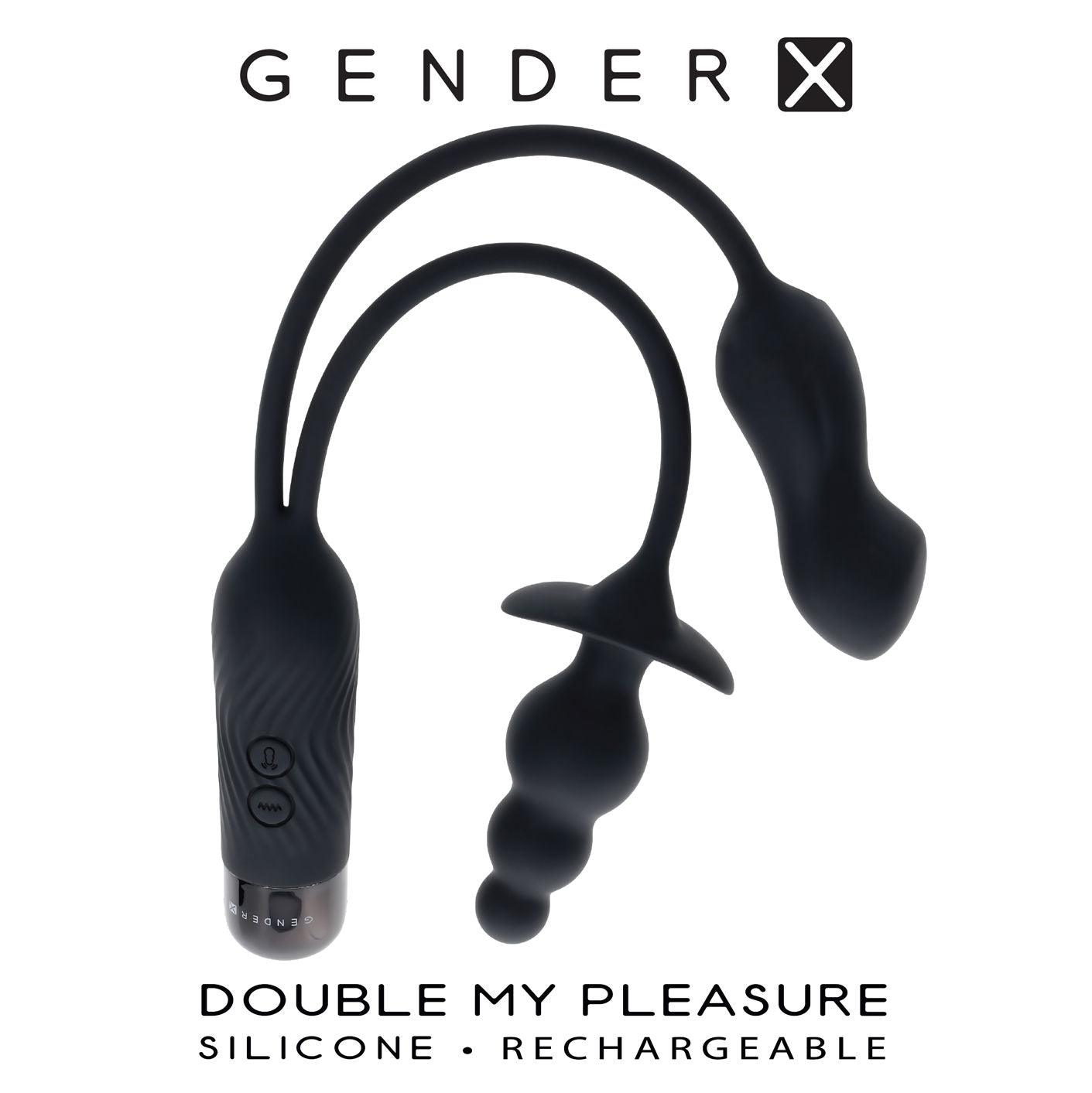 Double My Pleasure - Black - Love It Wet