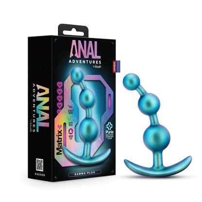 Anal Adventures Matrix - Gamma Plug - Neptune Teal - Love It Wet