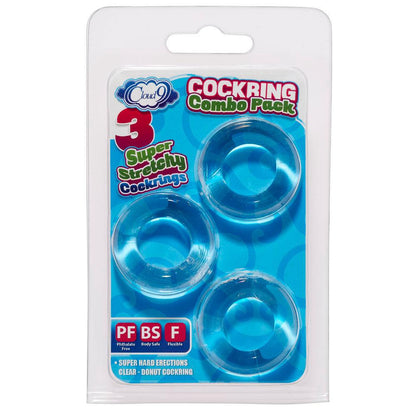 Cockring Combo Clear - Love It Wet
