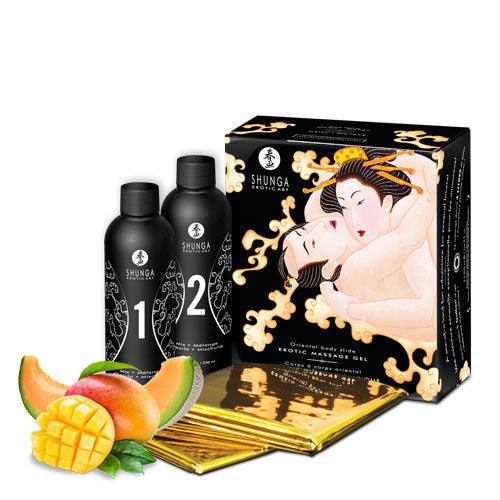 Oriental Body - to - Body - Massage Gel - Melon Mango - Love It Wet