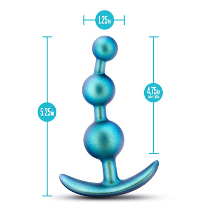 Anal Adventures Matrix - Gamma Plug - Neptune Teal - Love It Wet