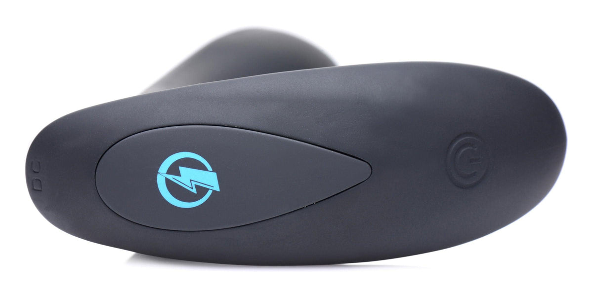 E-Stim and Vibrating Prostate Massager - Black - Love It Wet