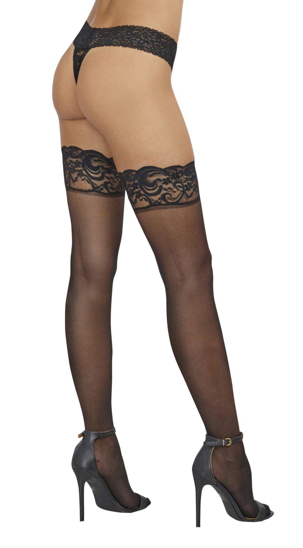 Thigh High - Queen - Black - Love It Wet