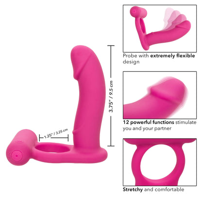 Silicone Rechargeable Double Diver - Pink - Love It Wet